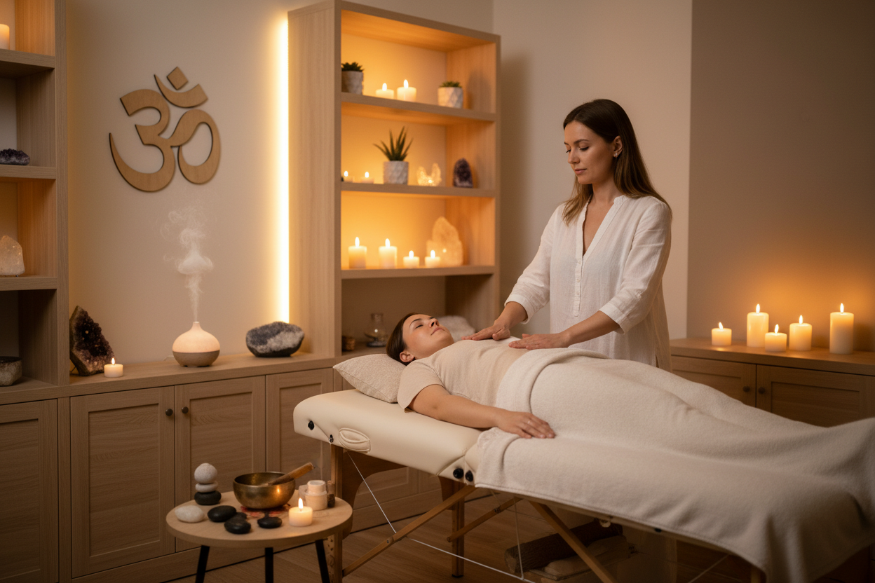 Séance de guérison holistique en cabinet